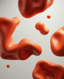 Immerse yourself in the warmth of this sculptural clay art piece.  Viewed from overhead, smooth, 3D fluid shapes with captiva