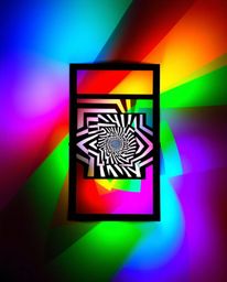 Explore captivating visuals blending vibrant complementary colors with creative light art. Discover striking black and white 