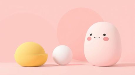 Explore a modern and soothing aesthetic blending flat design with soft pastel colors, two-dimensional shapes, and simple form