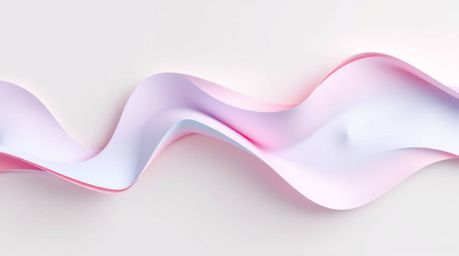 This artwork features an intricate origami-style fluid abstract wave, resembling folded paper. It showcases a pastel spectrum