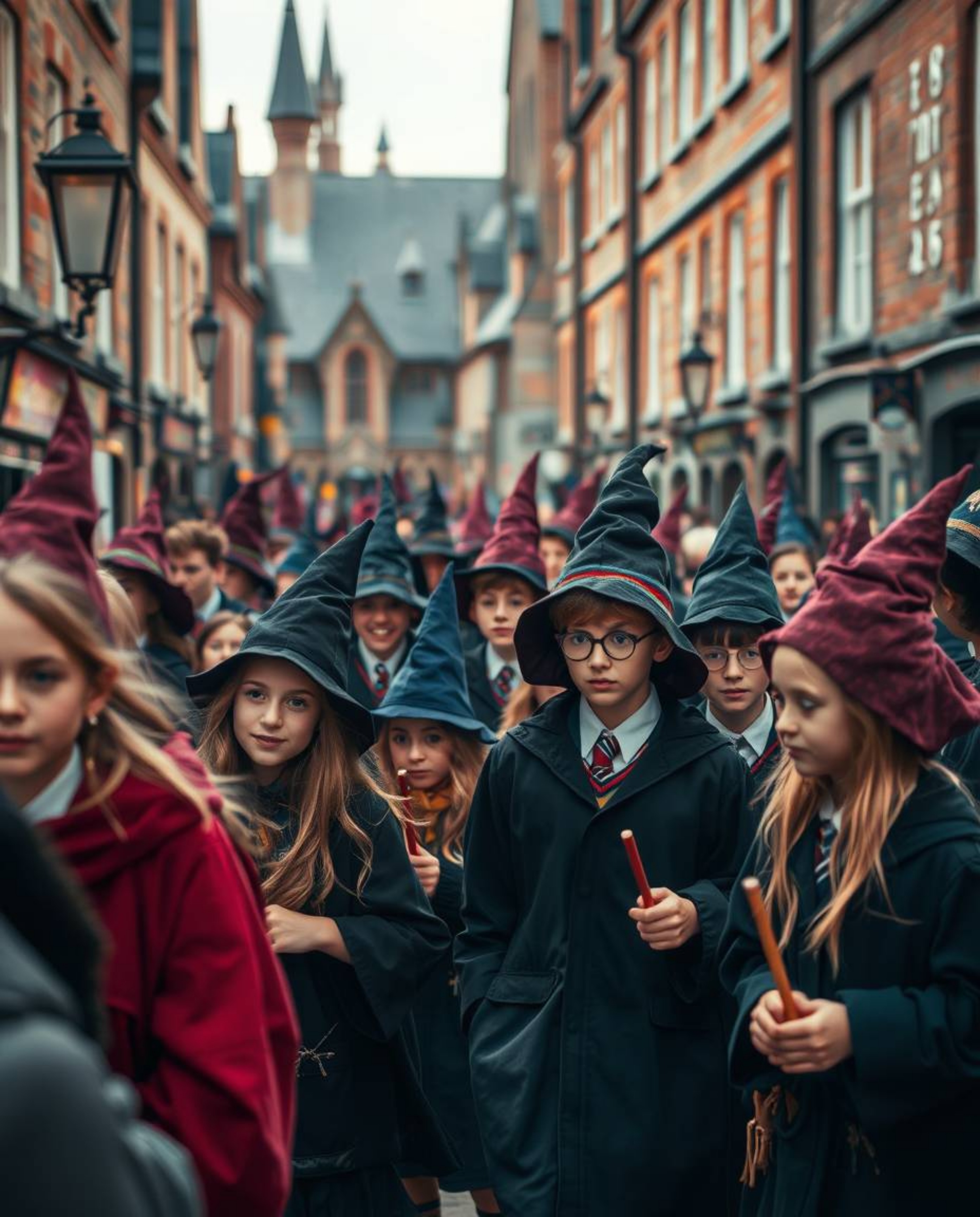 Explore a captivating blend of magical realism and urban candid photography. Immerse yourself in the whimsical world of a sch