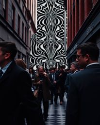 Explore the art of candid street photography featuring rich burgundy and deep blue tones alongside striking black and white g