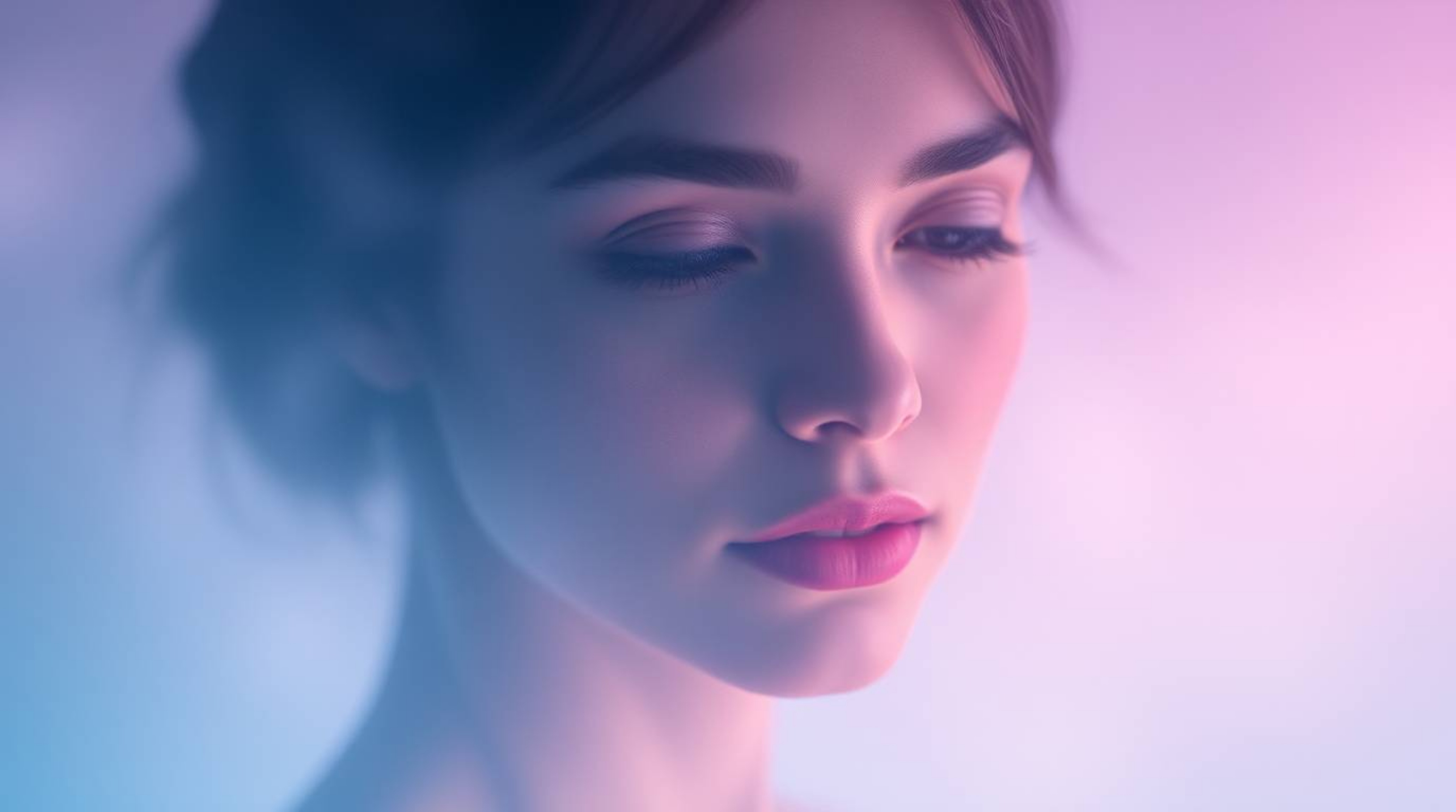 Experience the mesmerizing beauty of soft cinematic haze, graceful and elegant features, all brought to life with a gradient 