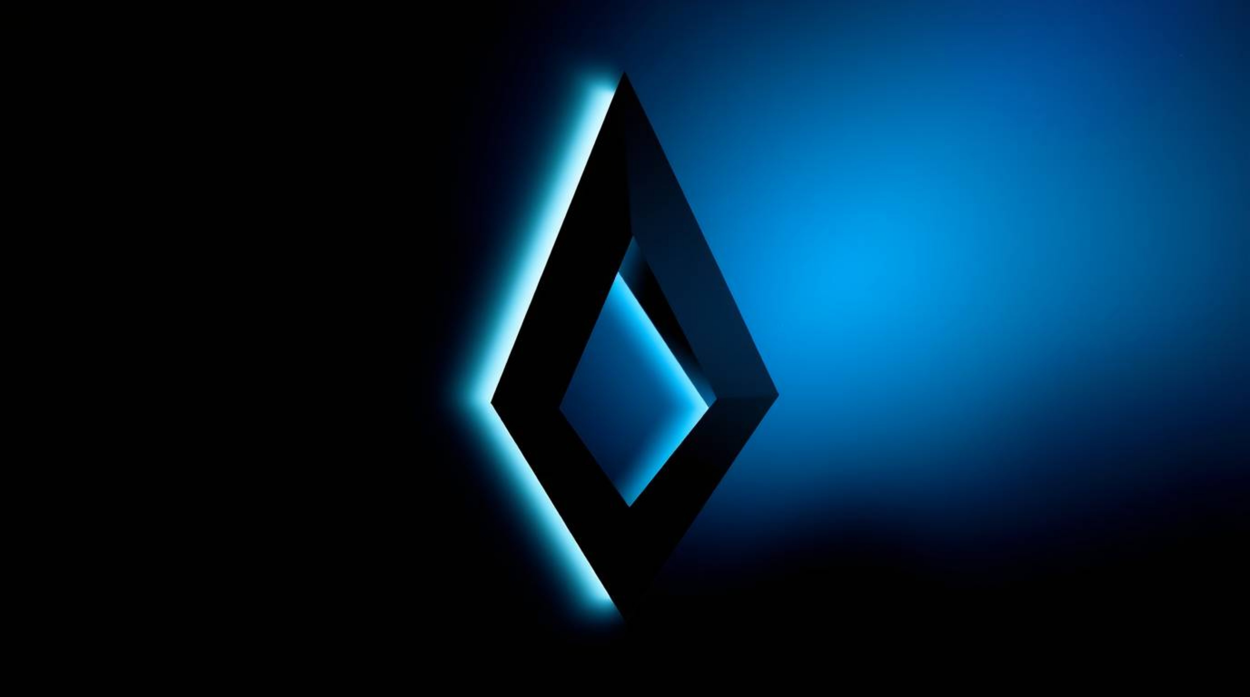 This logo design concept utilizes contrasting chiaroscuro lighting combined with a captivating gradient texture inspired by t