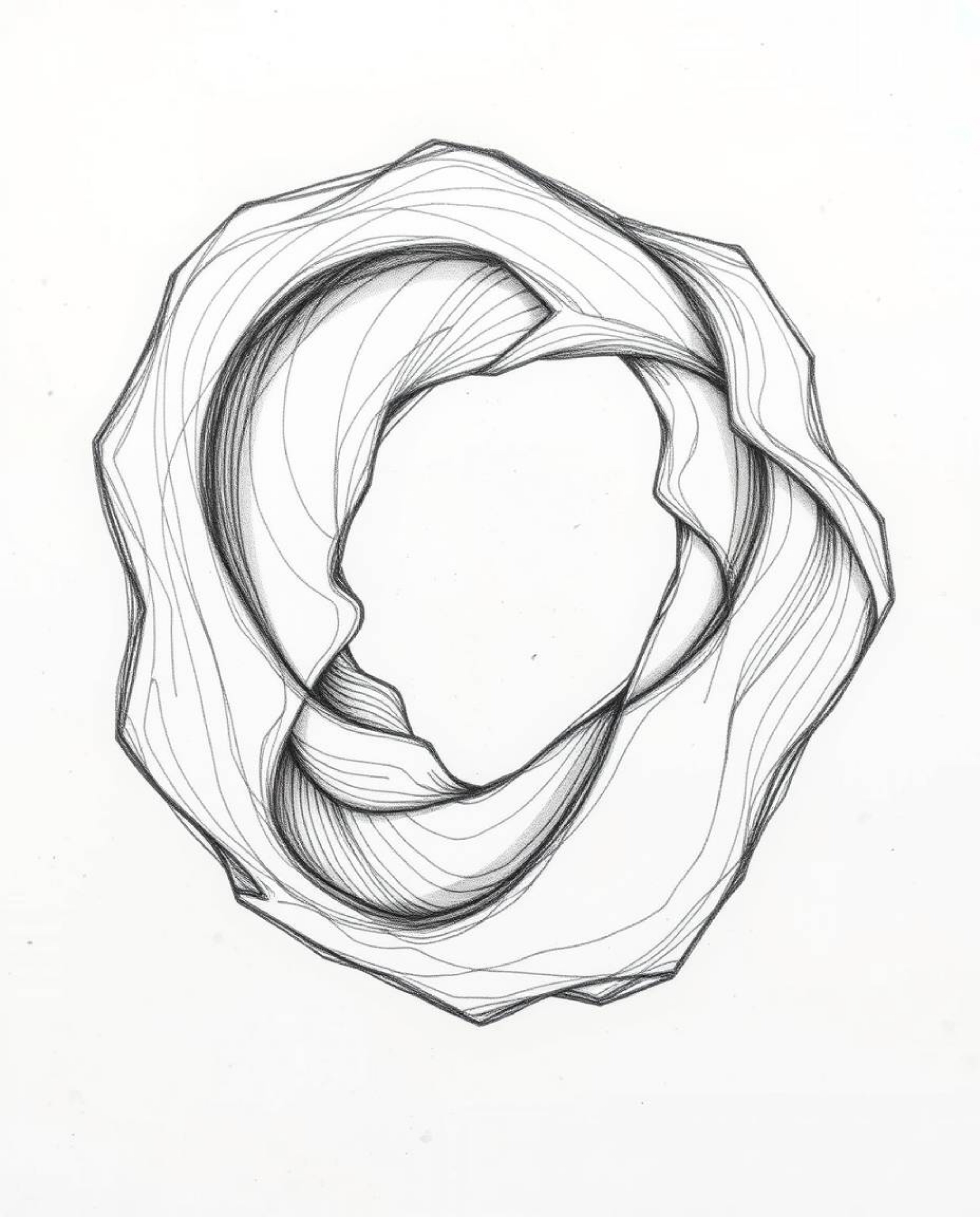 Explore intricate details with this extreme macro close-up showcasing a hand-drawn sketch transformed into a mesmerizing 3D i