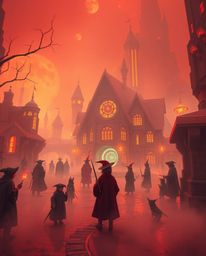 Immerse yourself in a captivating futuristic sci-fi scene showcasing a magical school brimming with young wizards.  Enveloped