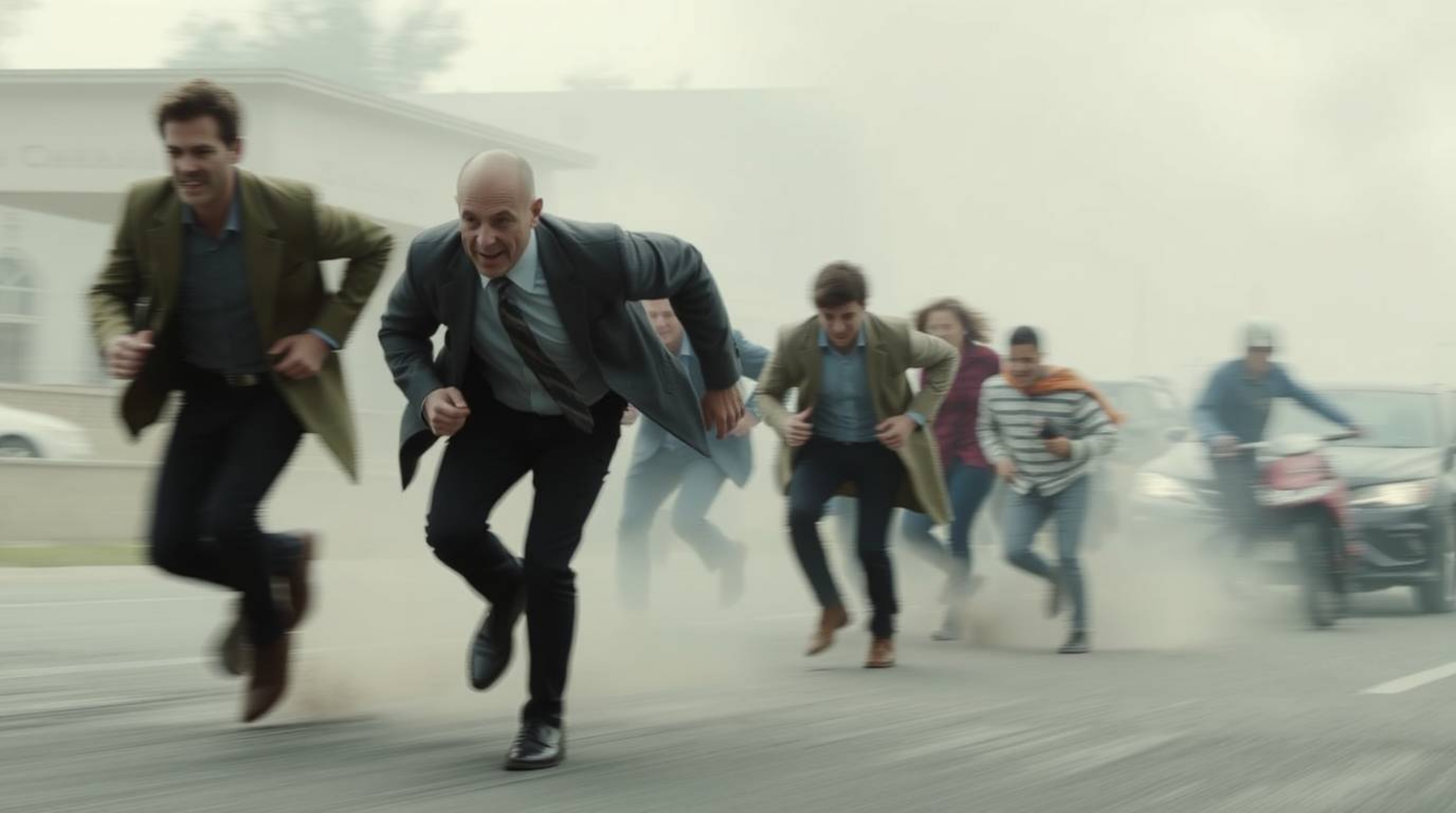 Experience a thrilling cinematic chase scene brought to life with exaggerated squash and stretch animation. The dynamic motio