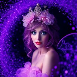 Experience the magic with this unusual and original fine art photograph featuring a fairy godmother emerging in a mesmerizing