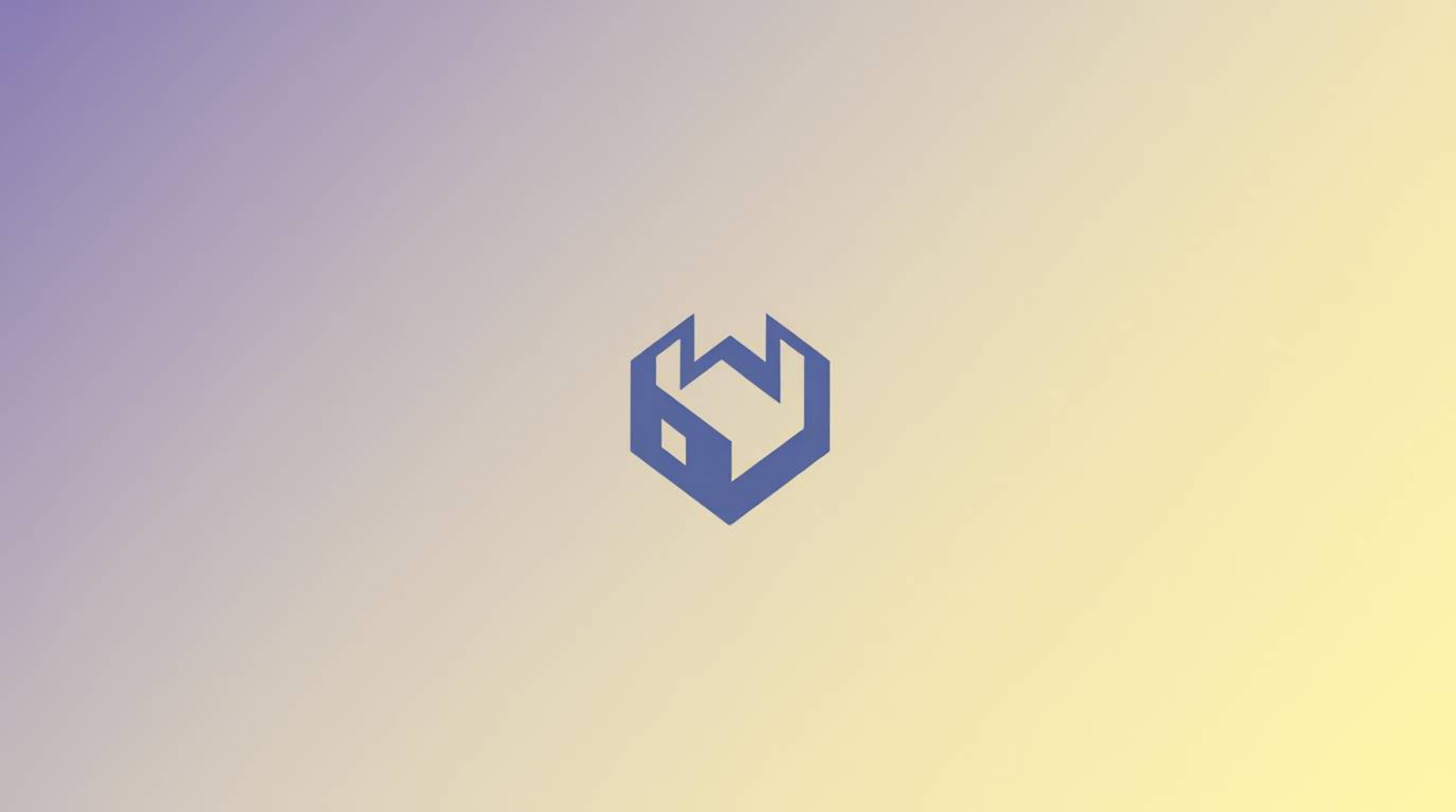 Explore the captivating world of geometric logo design, featuring a high-angle perspective and an abstract gradient backgroun