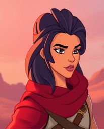 Discover stunning illustrations of a brave, elegant Disney-style desert hero. Experience vibrant, complimentary colors and b