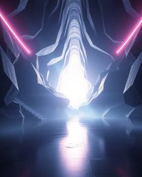 Explore a realm of dreamlike surreal imagery with creative light art and an epic lens glow. Witness modern and futuristic gra