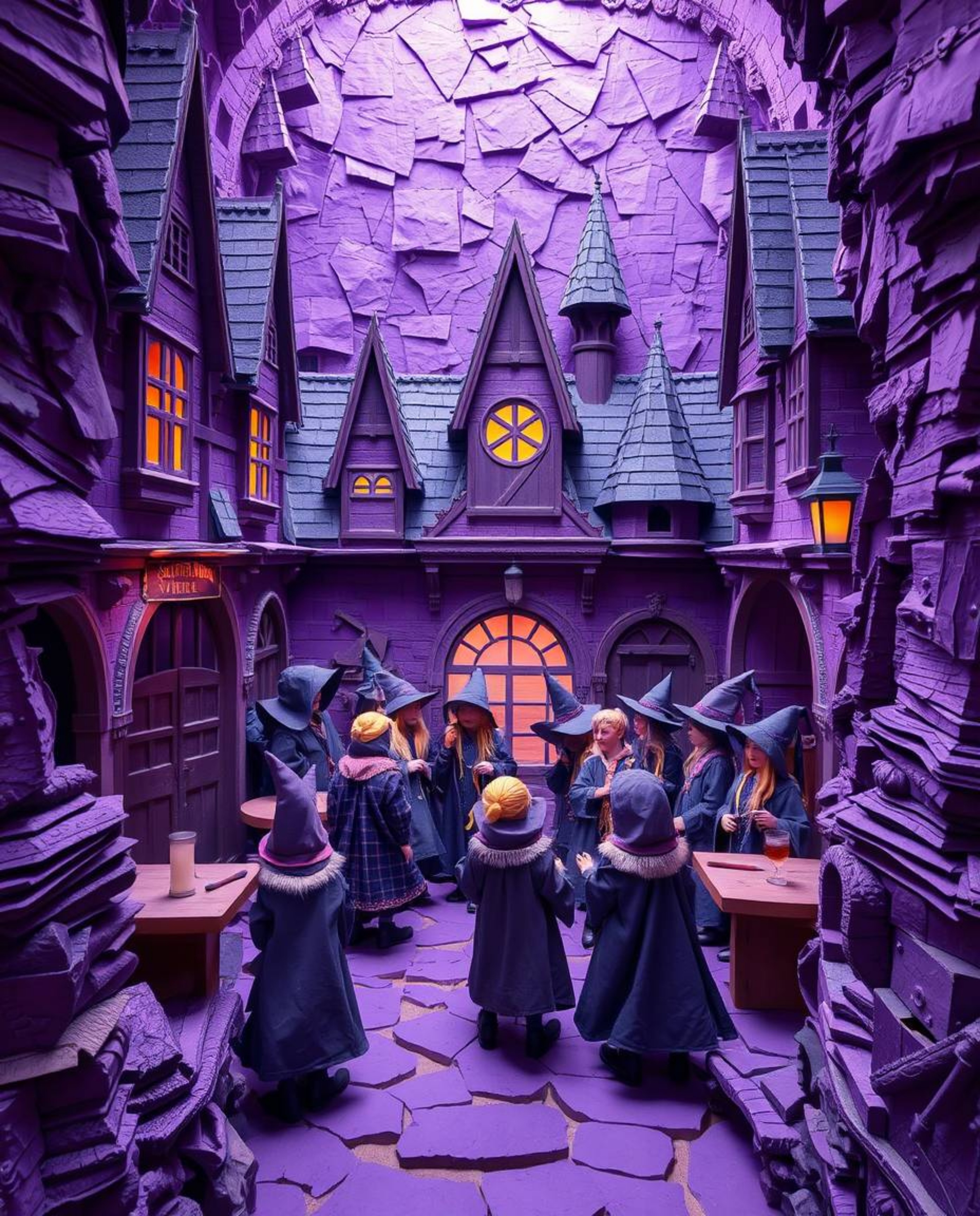 Discover a captivating visual journey into a magical school brimming with young wizards.  Experience the enchanting blend of 