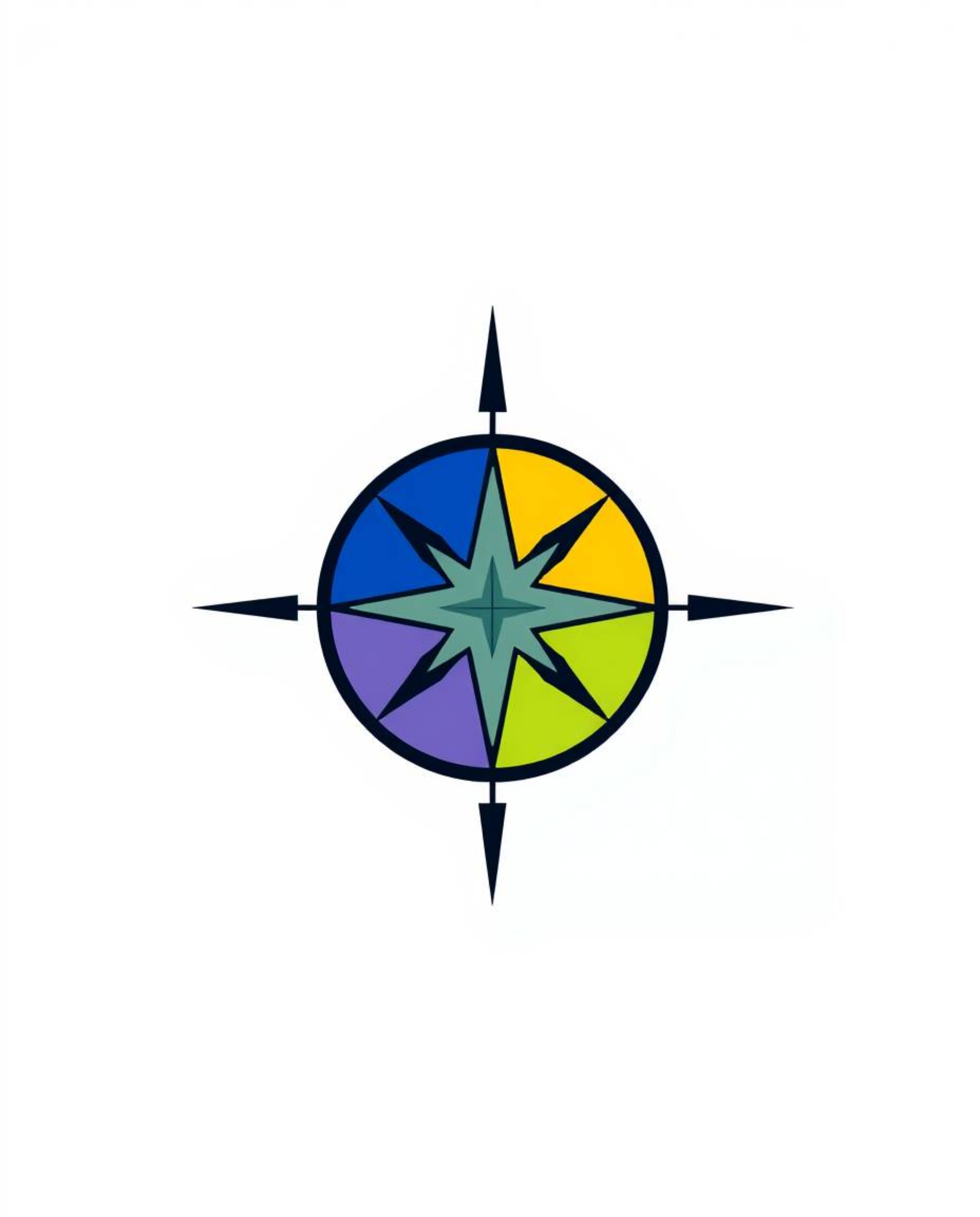This captivating logo design concept showcases a magical school emblem.  Featuring a distinct split design with geometric sha