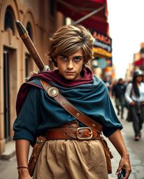 Experience a thrilling desert adventure with a brave Disney-style hero! This captivating story unfolds through spontaneous st