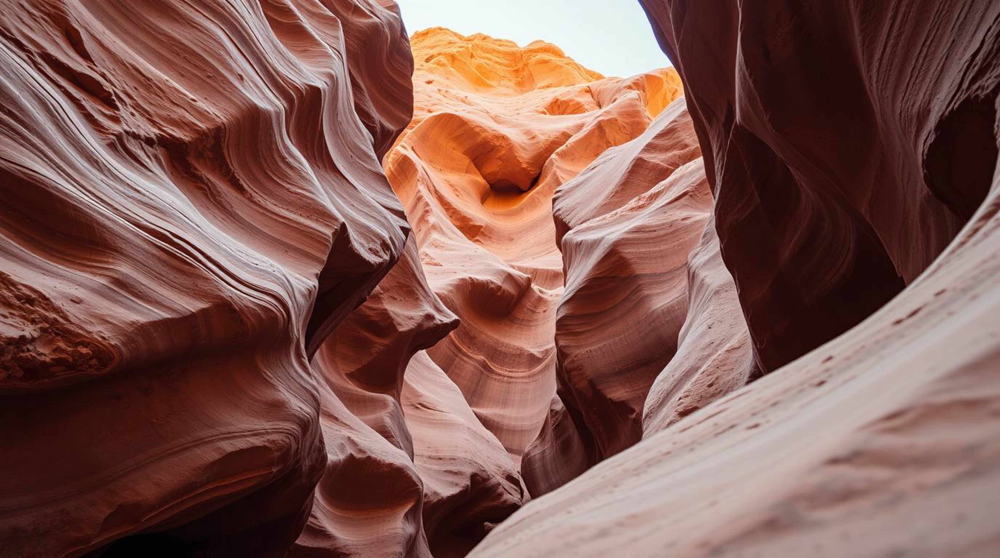 Discover the breathtaking beauty of a rocky canyon, bathed in warm earth tones and sunset hues.  The graceful composition of 