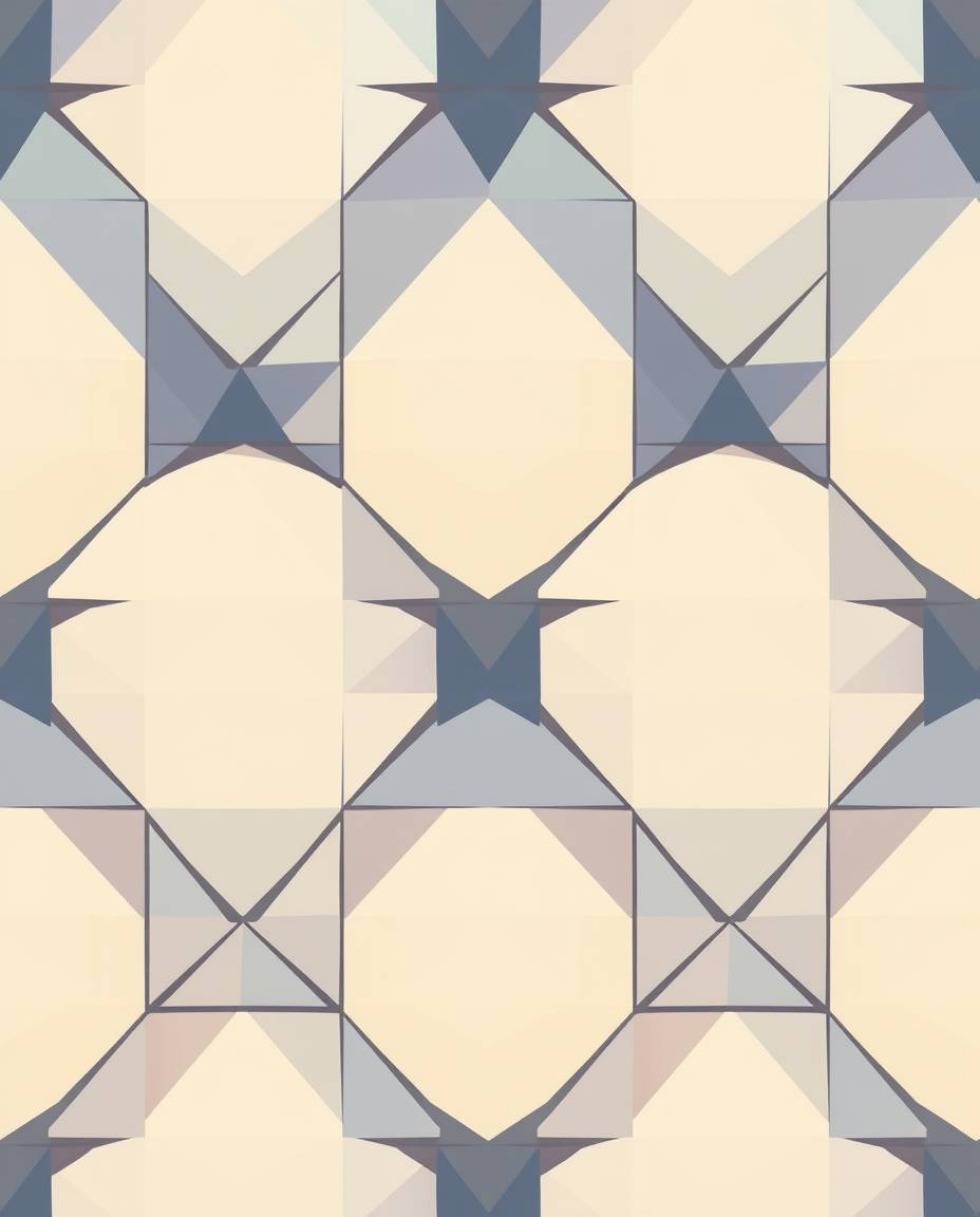 High-resolution stock photo showcasing a geometric pattern wallpaper with soft pastel gradients and a soft modern design.  Th