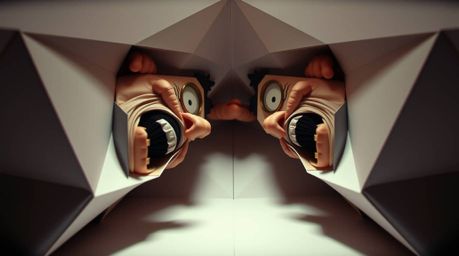 Experience a unique blend of humor and artistry with this series of images showcasing gross-out comedy moments depicted in in