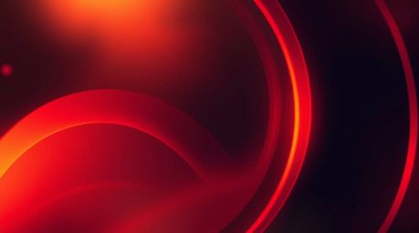 This abstract poster design utilizes a vibrant gradient mesh pattern to create a dramatic, cinematic effect.  The modern look