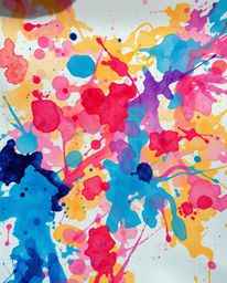 Explore a collection of surreal infrared watercolor paintings.  These vibrant pieces feature chaotic harmony, blending vivid 