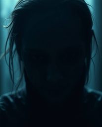 Explore the unsettling fusion of human form and digital data in this eerie and creepy artwork. A gentle soft light attempts t