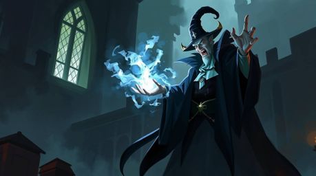 A dynamic digital sketch depicts a classic Disney villain casting a spell within an ancient castle.  The artwork utilizes loo