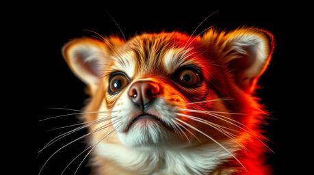 Explore the captivating world of chiaroscuro lighting in unusual fine art photography, featuring a sarcastic animal sidekick 