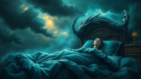 A heartwarming animation depicting an unlikely friendship between a child and a friendly monster residing under their bed.  S