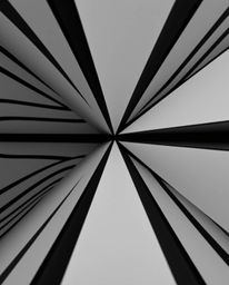Capture the essence of retro aesthetics with this high-resolution, low-angle stock photo showcasing a captivating black and w