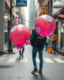 Capture the essence of urban life with candid street photography transformed into a dramatic cinematic experience. Imagine fl