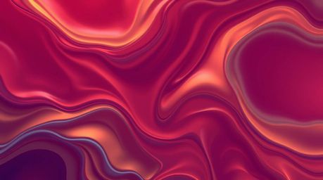 Immerse yourself in this captivating digital artwork showcasing vibrant neon gradient textures flowing across a liquid surfac