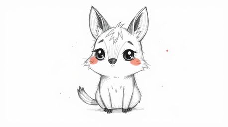 Discover a collection of hand-drawn sketches featuring adorable and sarcastic animal sidekicks, brought to life with expressi