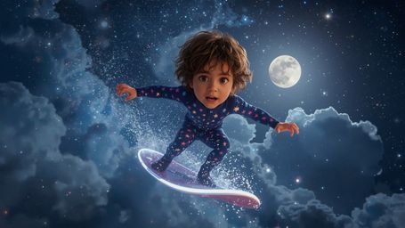 Embark on a cosmic adventure with this stunning, high-contrast cinematic photograph, rendered in a dynamic, Pixar-inspired st