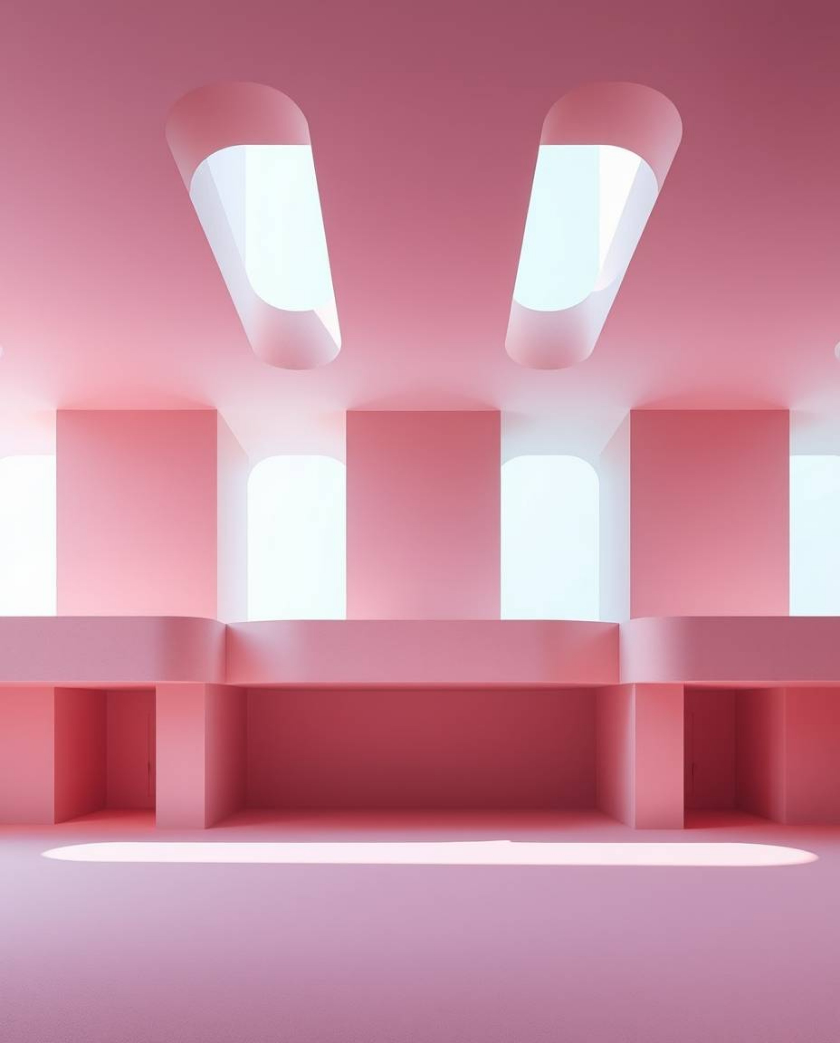 Explore a captivating blend of precise architectural color photography and soft, dreamy aesthetics. This series features intr