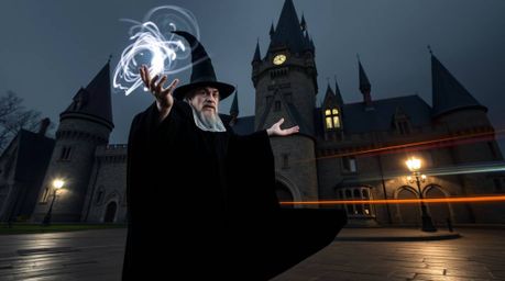 Explore the enchanting world where long exposure photography meets classic Disney villains. Imagine a formidable Disney villa