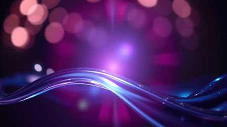 A captivating image featuring a sophisticated, elegant fluid abstract wave.  The design incorporates a vibrant pastel gradien