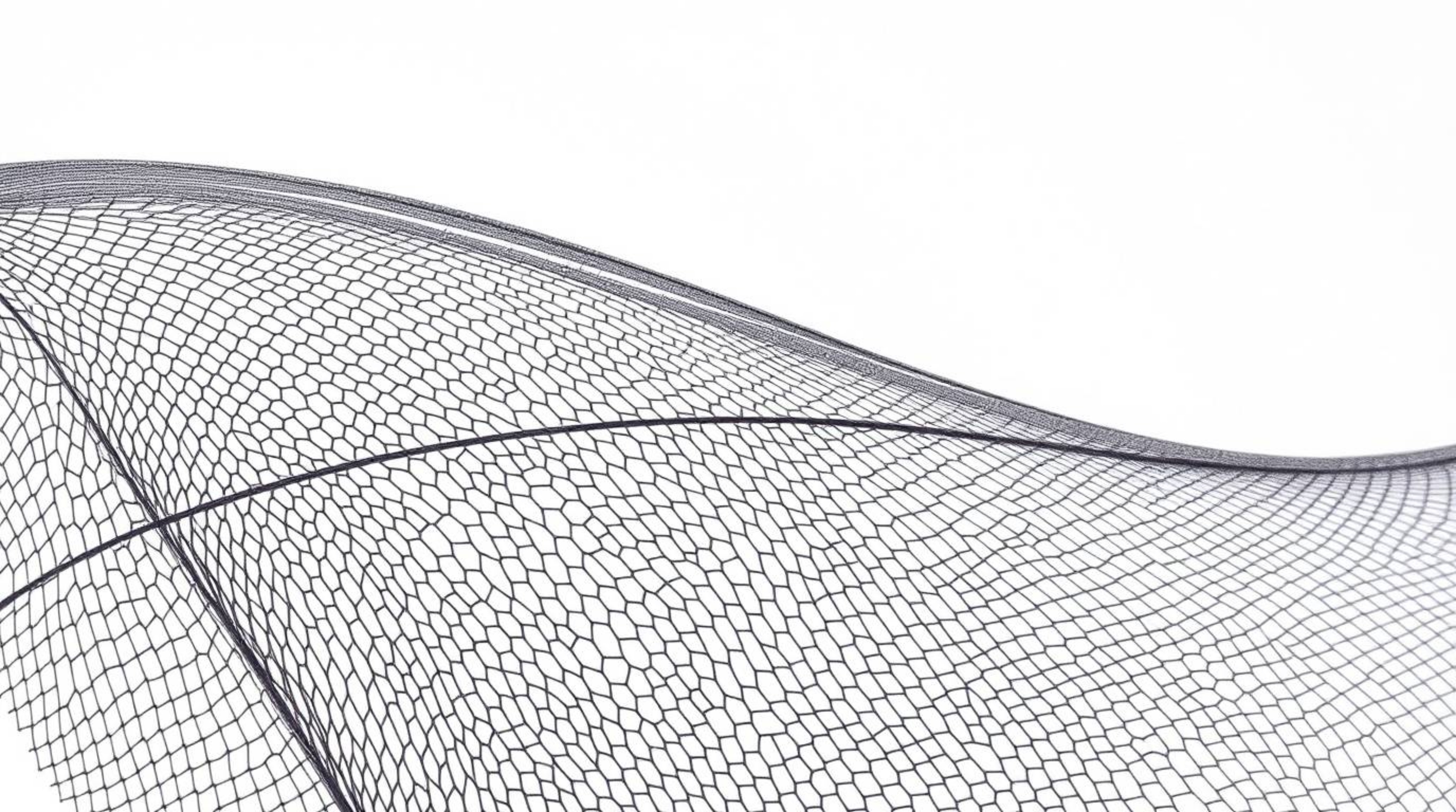 This abstract poster design features a hand-drawn sketch with extreme macro close-up detail, showcasing a seamless color blen