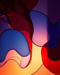 High-resolution stock photo showcasing a sophisticated abstract composition, bathed in warm golden hour light. Rich burgundy 