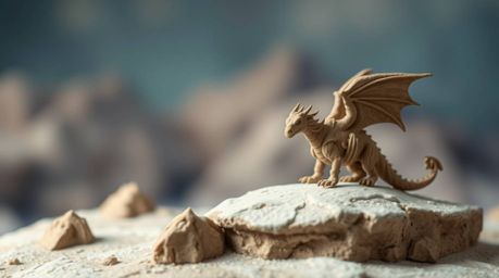 A captivating image depicting a dragon and its rider soaring above a majestic range of icy mountains.  The artwork features a