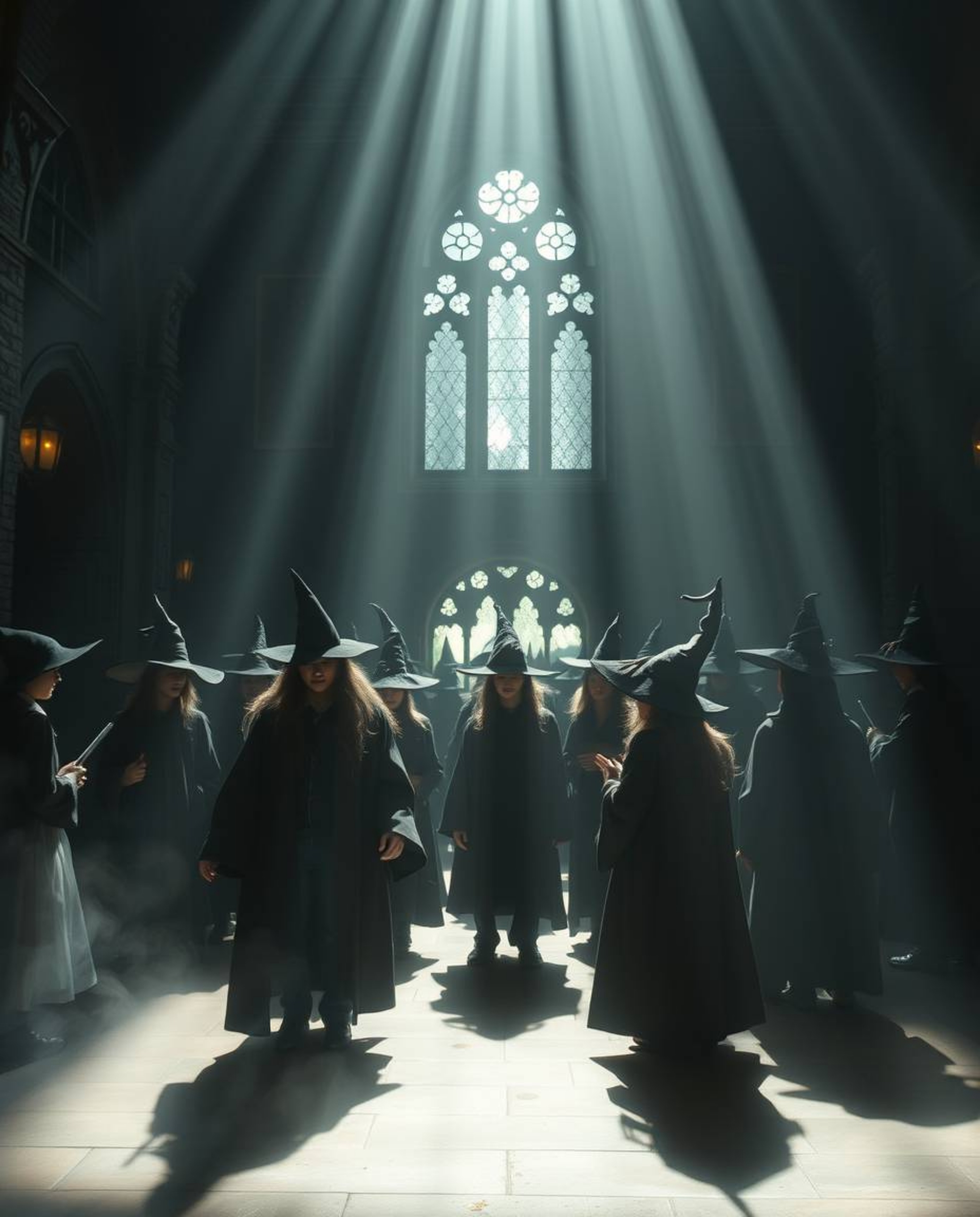 Discover a captivating magical school brimming with young wizards. Experience the ethereal spiritual atmosphere, enhanced by 