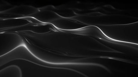 A captivating digital artwork showcasing a classic black and white cinematic style.  Neon gradient textures dynamically flow 