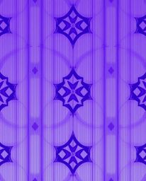 This high-resolution stock photo features a striking geometric pattern wallpaper with soft pastel gradients in deep ultraviol