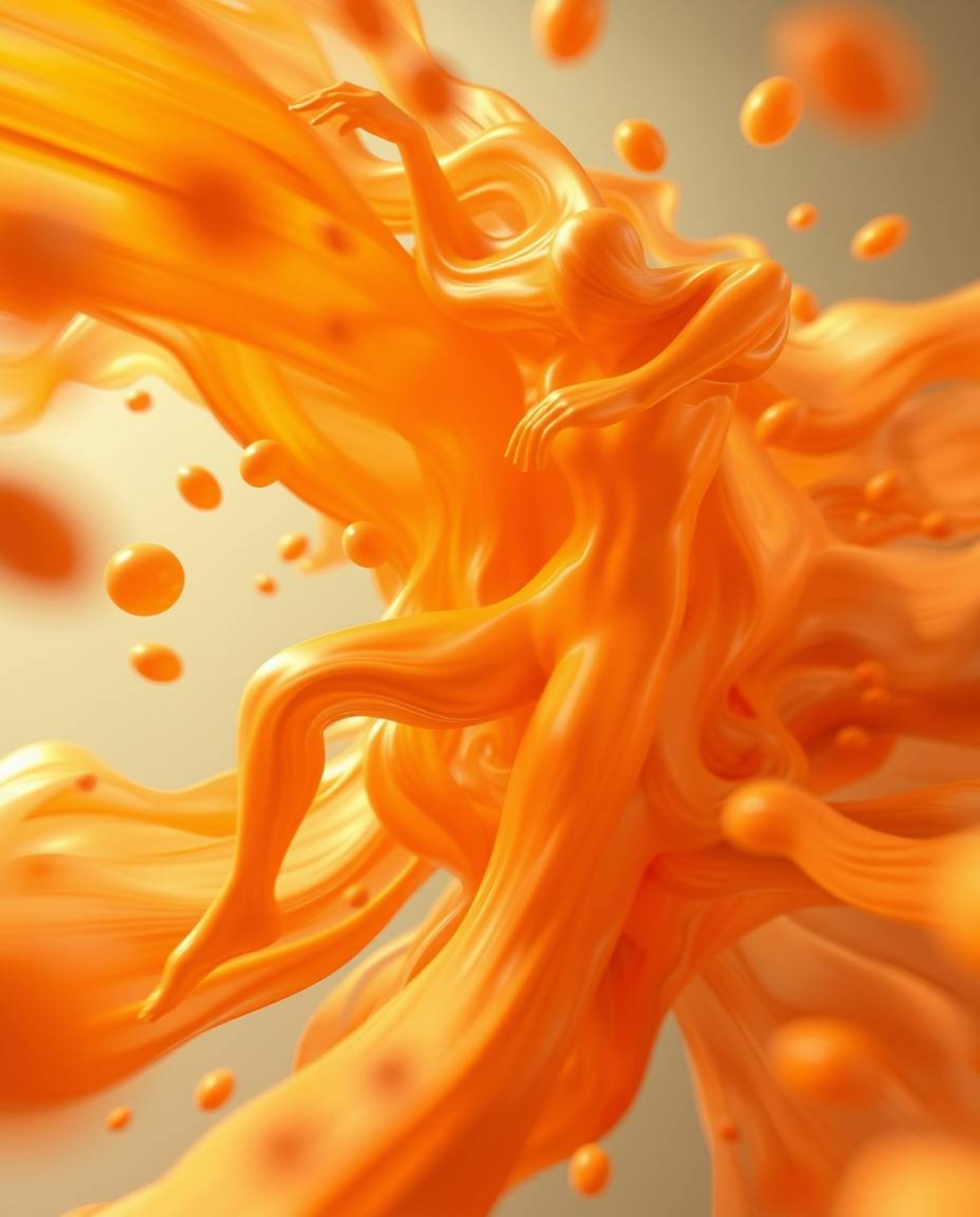 Explore mesmerizing 3D renders featuring warm autumn colors and dynamic motion. These captivating images showcase translucent