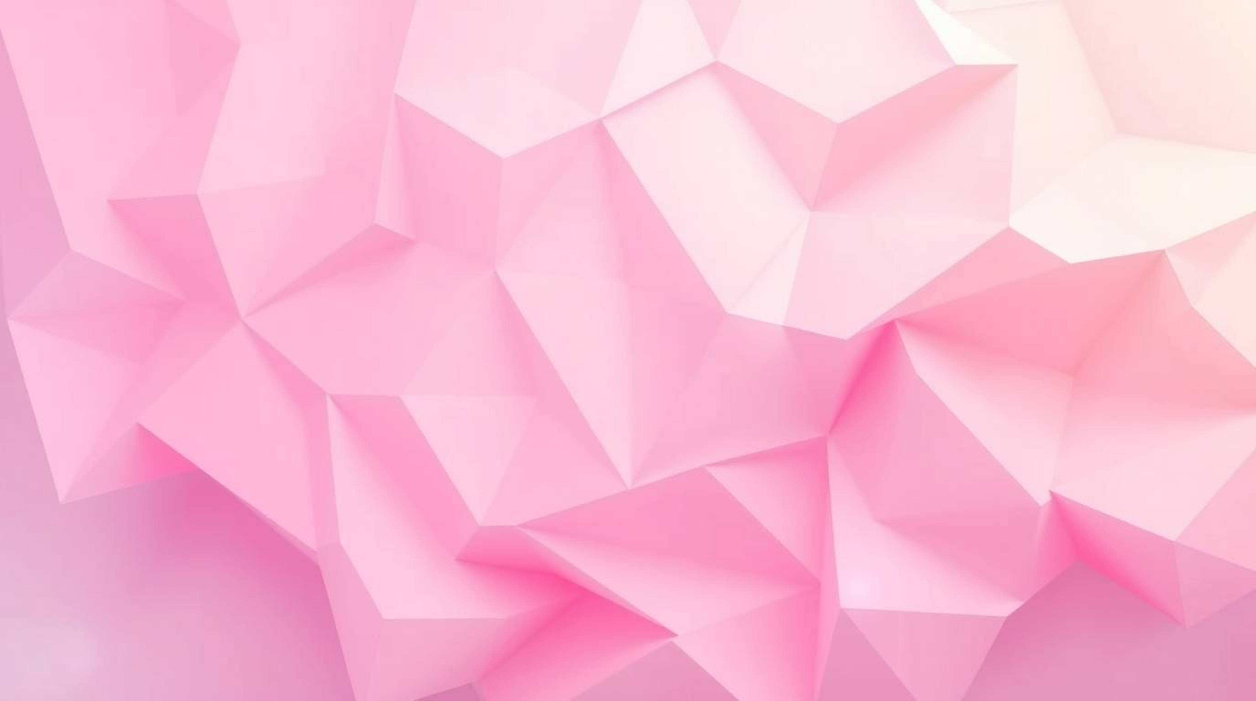 This stunning abstract poster features a soft, dreamy atmosphere created with an intricate origami-style design and a gradien