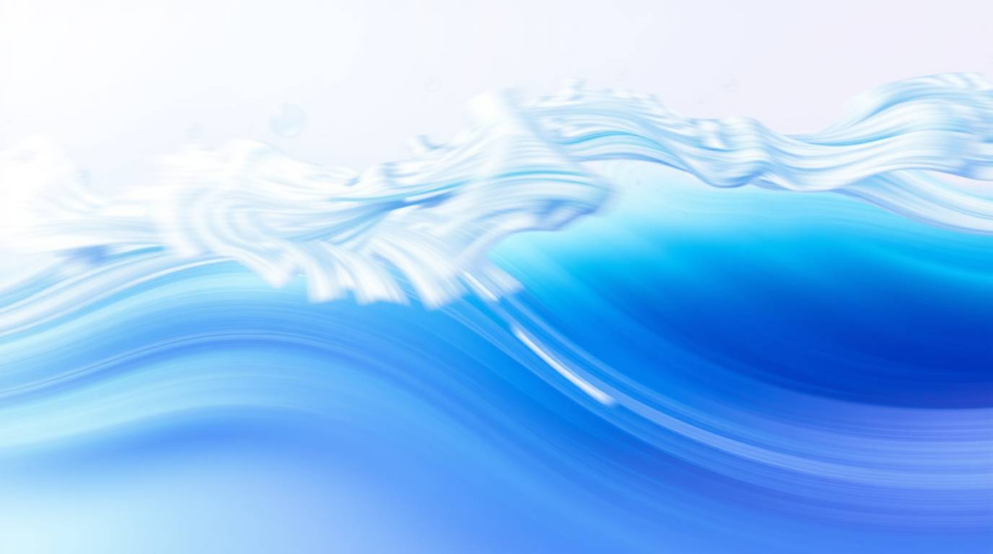 Immerse yourself in the captivating motion of a dynamic fluid abstract wave, rendered in a cool color palette of pastel blues