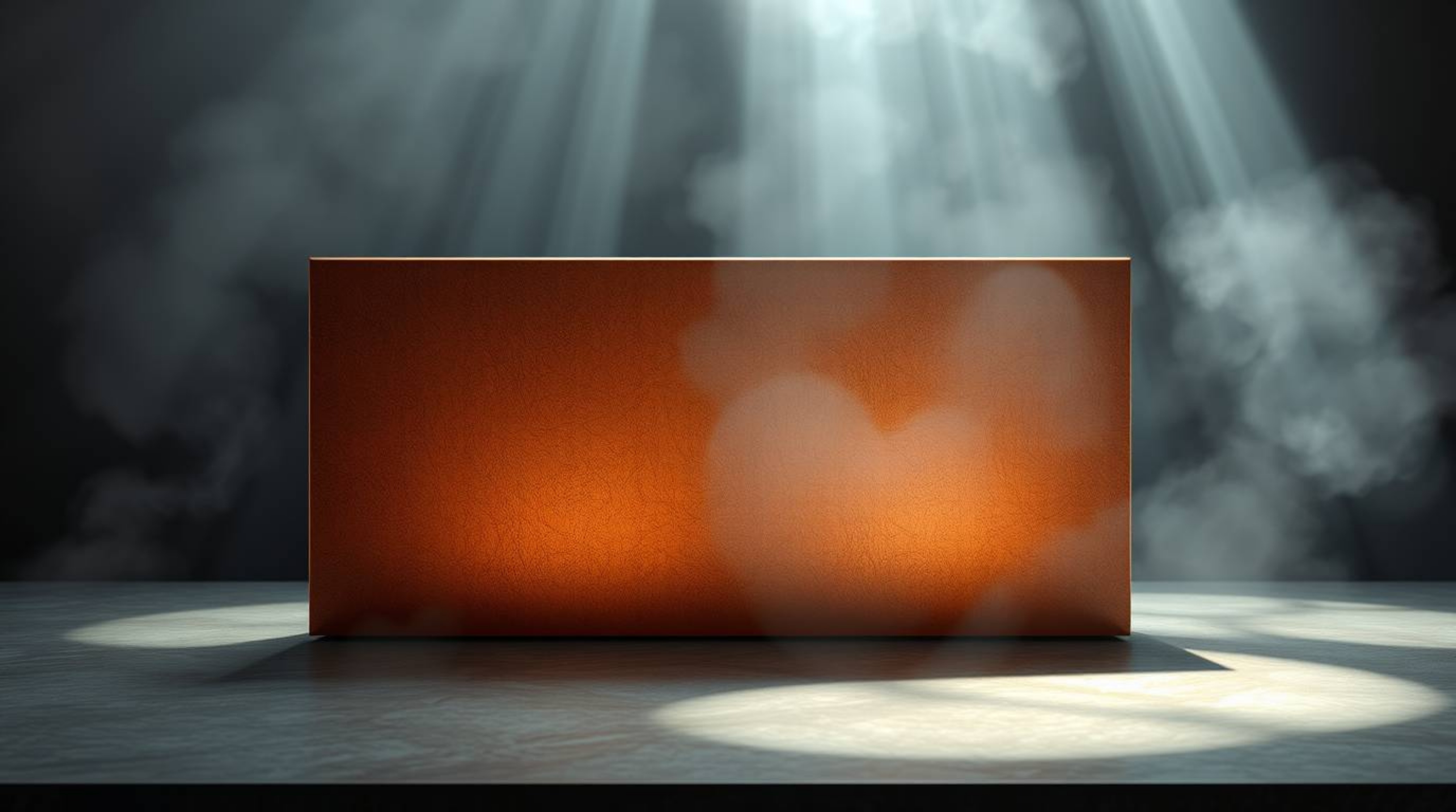This collection showcases abstract poster designs featuring cast bronze surfaces and volumetric lighting.  The pieces utilize