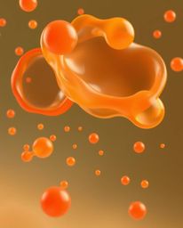 Experience the captivating beauty of fluid organic blobs rendered in stunning 3D.  These translucent materials float effortle