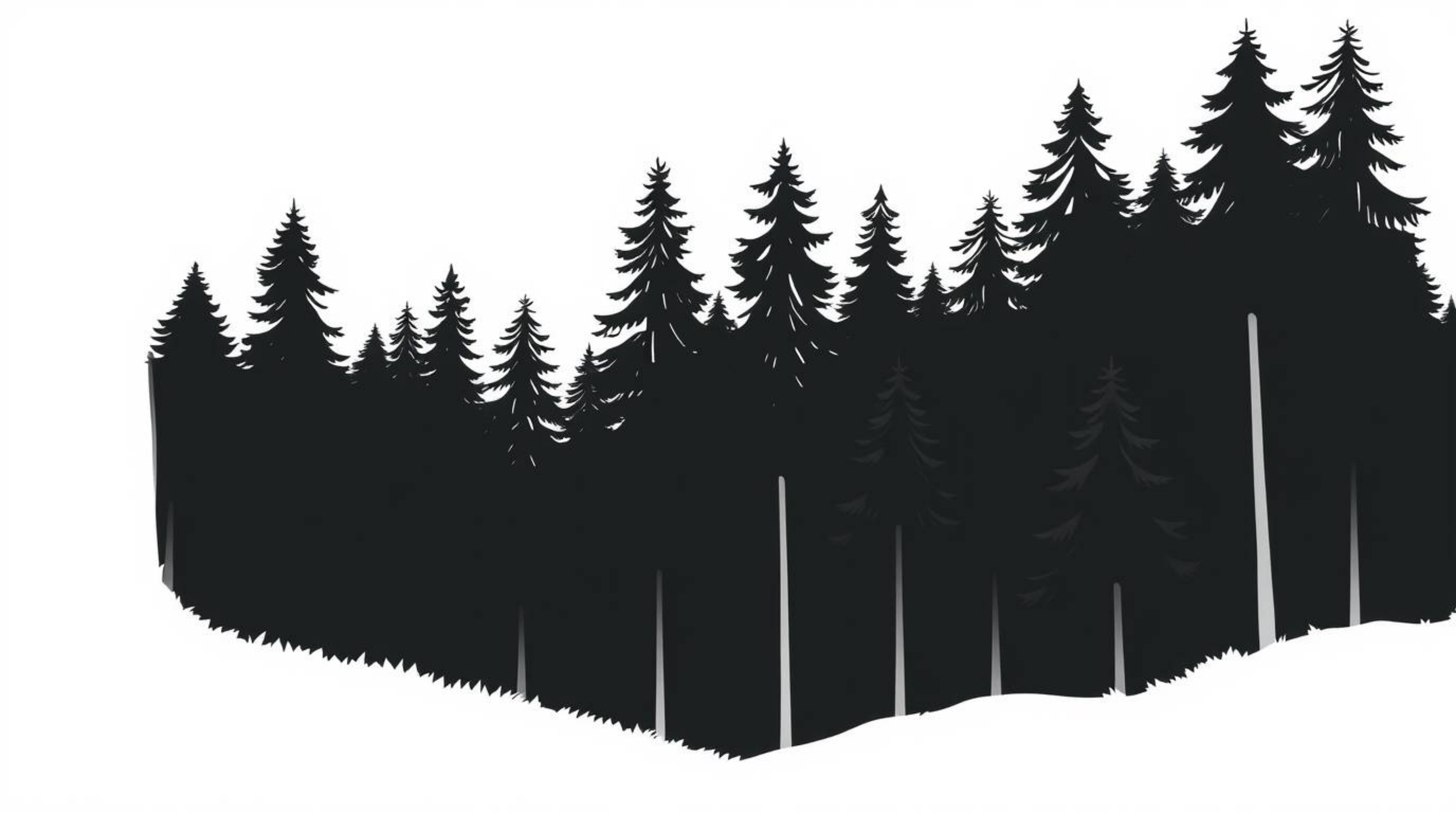 A timeless and elegant illustration featuring a classic black and white design aesthetic.  Modern flat design elements depict