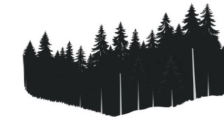 A timeless and elegant illustration featuring a classic black and white design aesthetic.  Modern flat design elements depict
