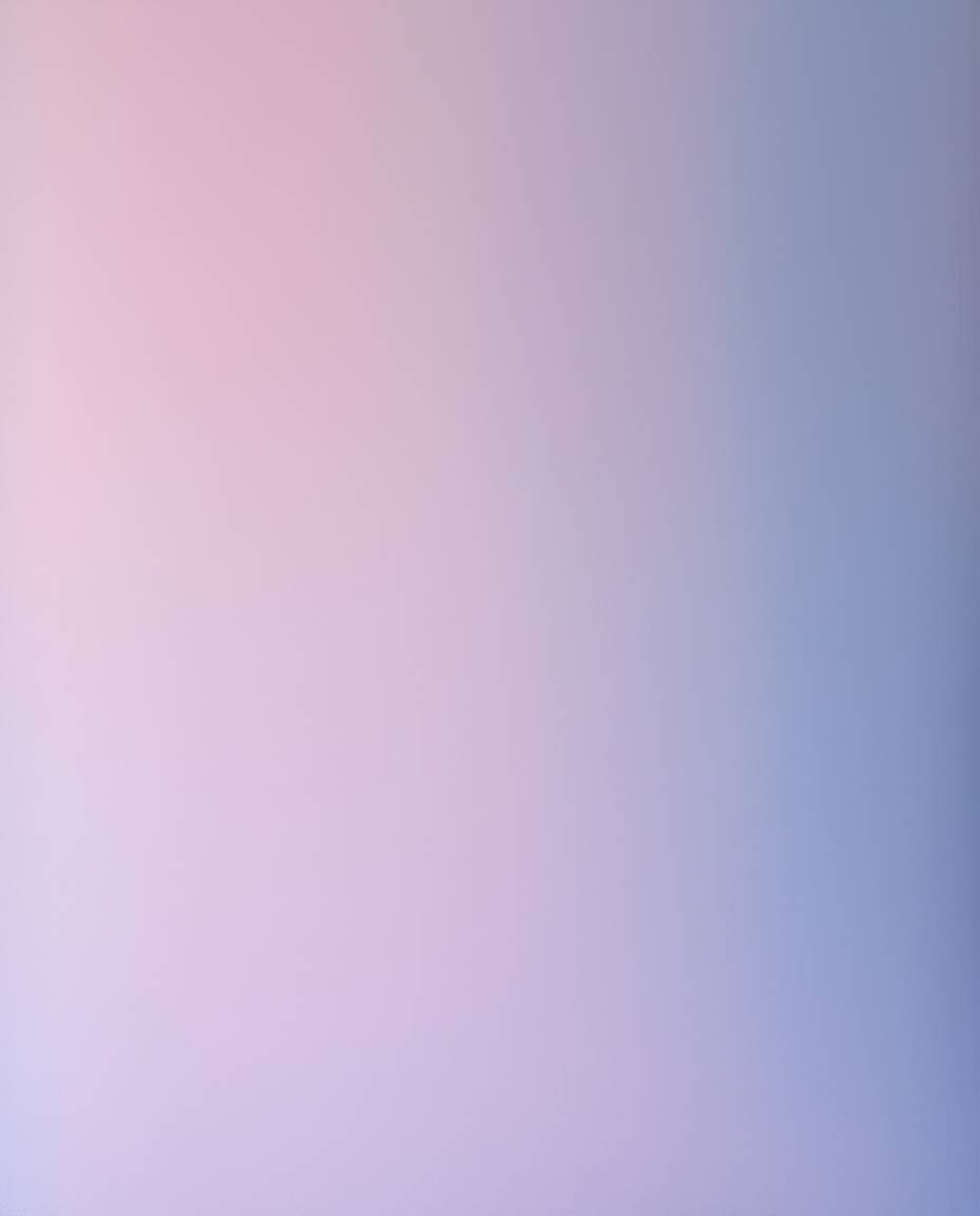 This moody oil painting features a captivating soft gradient blending pink, blue, and violet hues.  The minimalist background