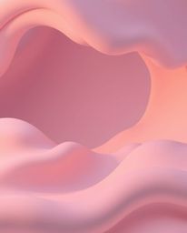 Explore the mesmerizing world of warm, smooth 3D fluid shapes floating effortlessly in zero gravity. These captivating artwor